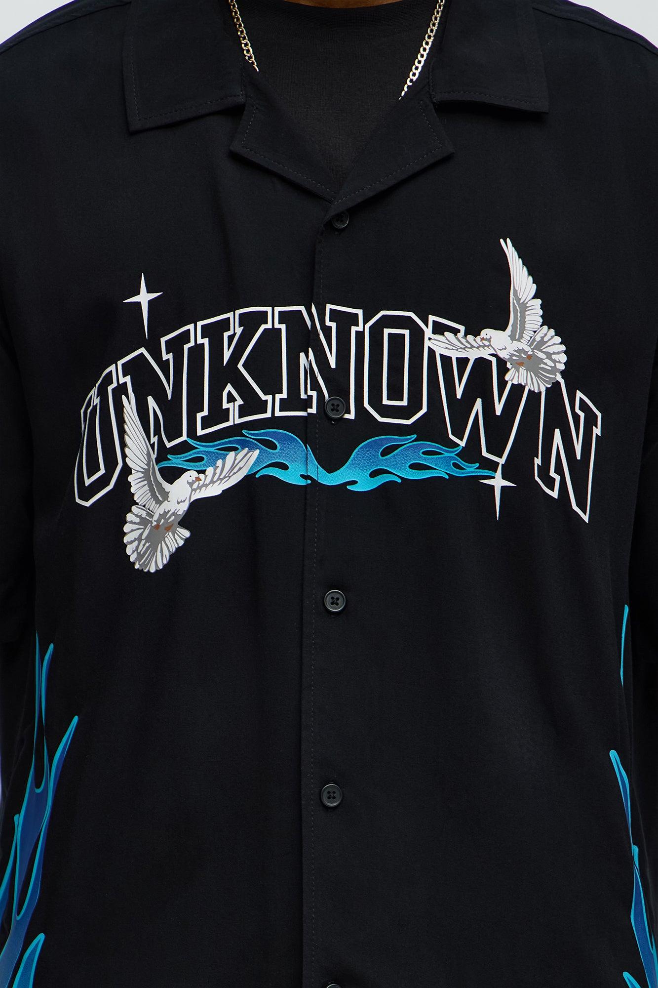 Unknown Rayon Shirt - Black Product Image
