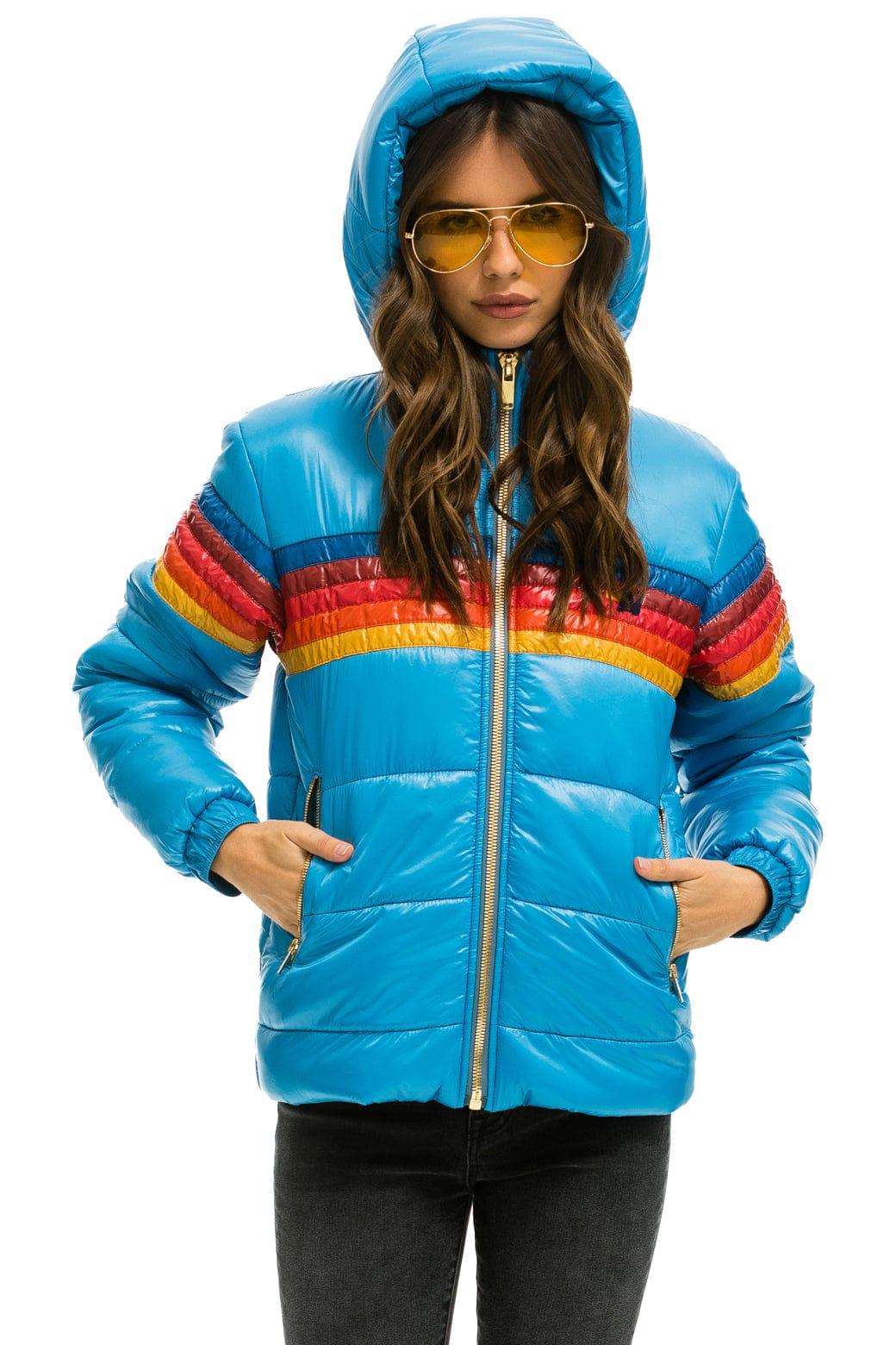 5 STRIPE TREKKER JACKET - GLOSSY OCEAN Female Product Image