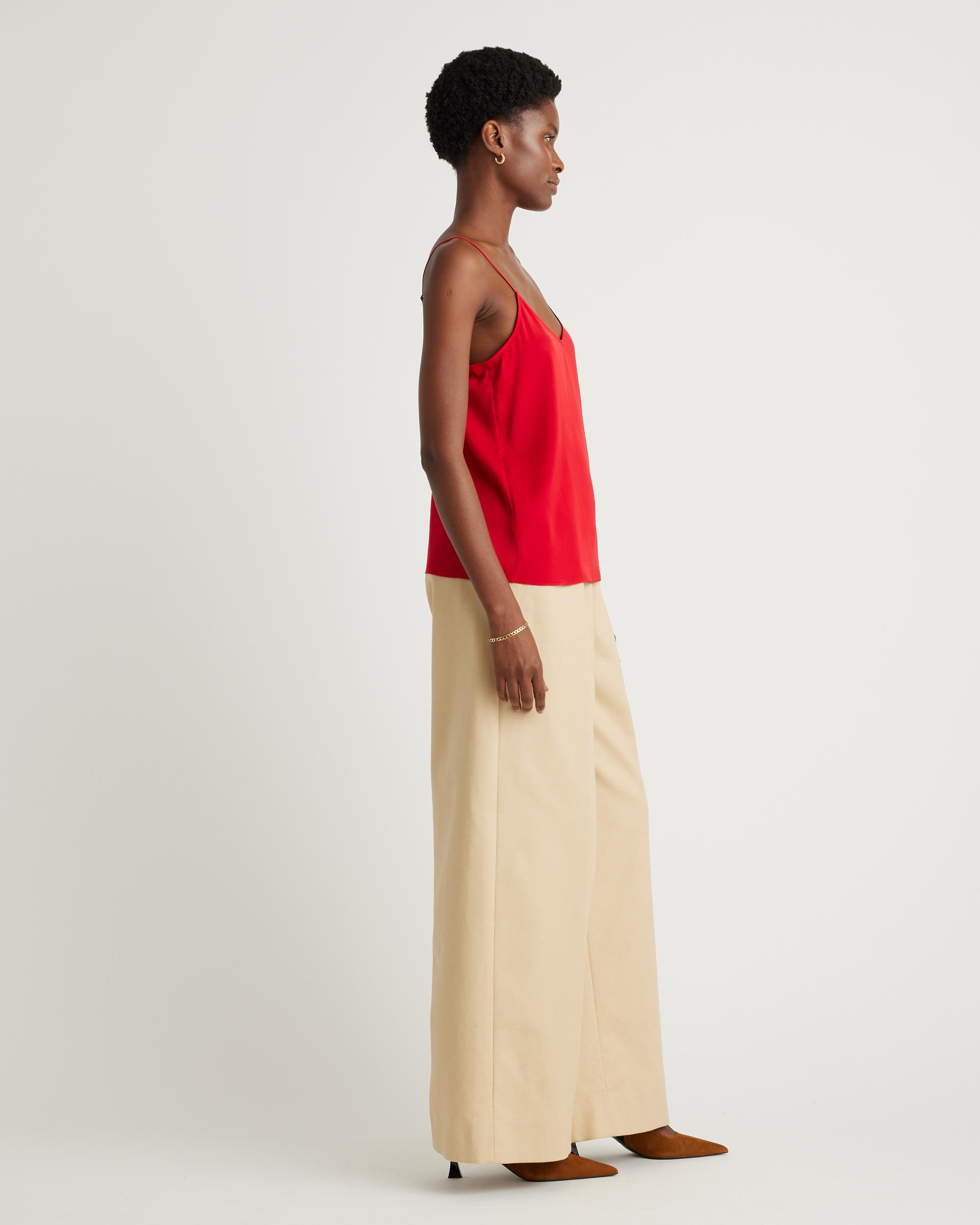 Quince | Women's Washable Stretch Silk V-Neck Cami Size XS Product Image