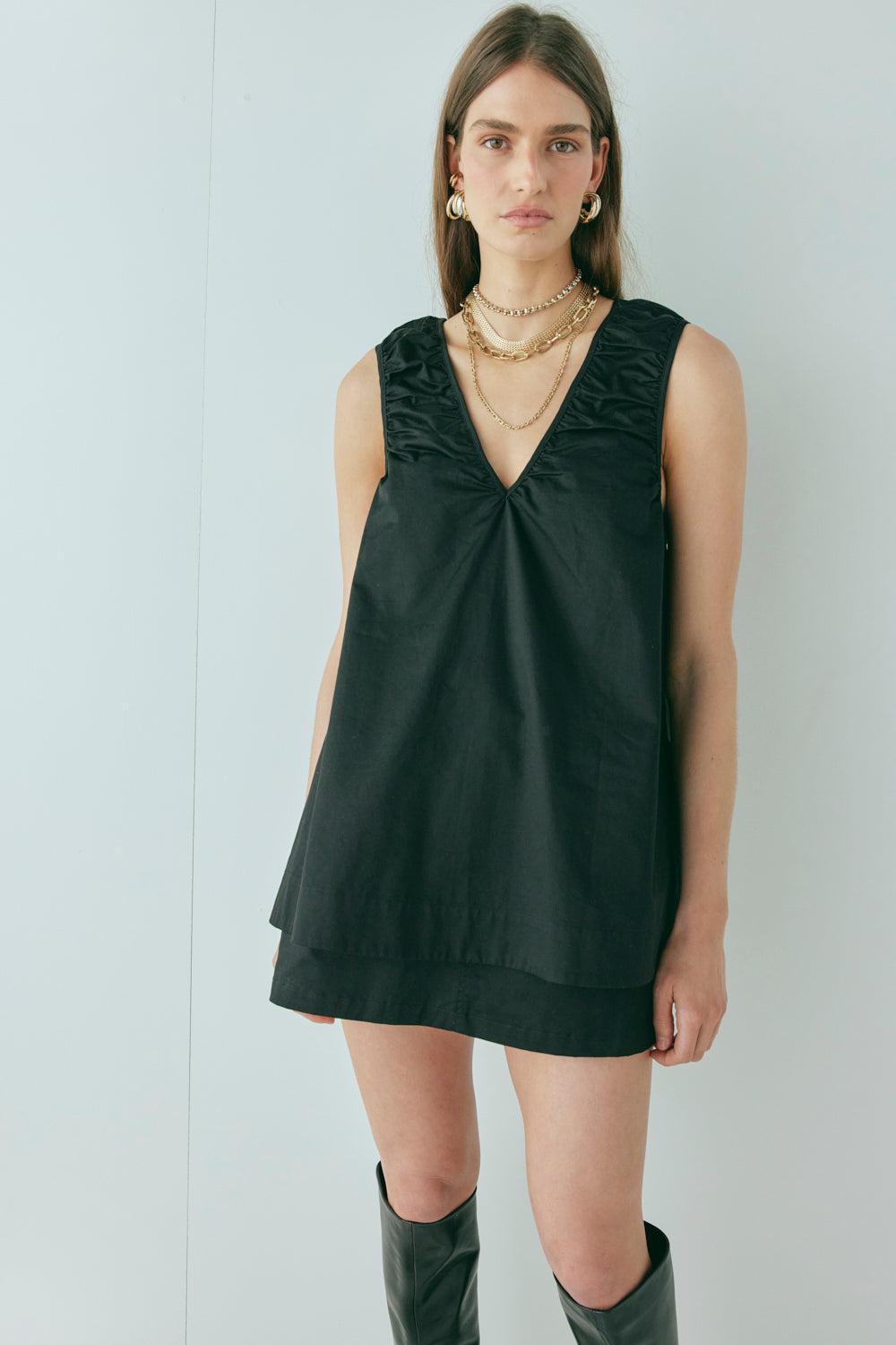 Fira Tunic Top Black Product Image