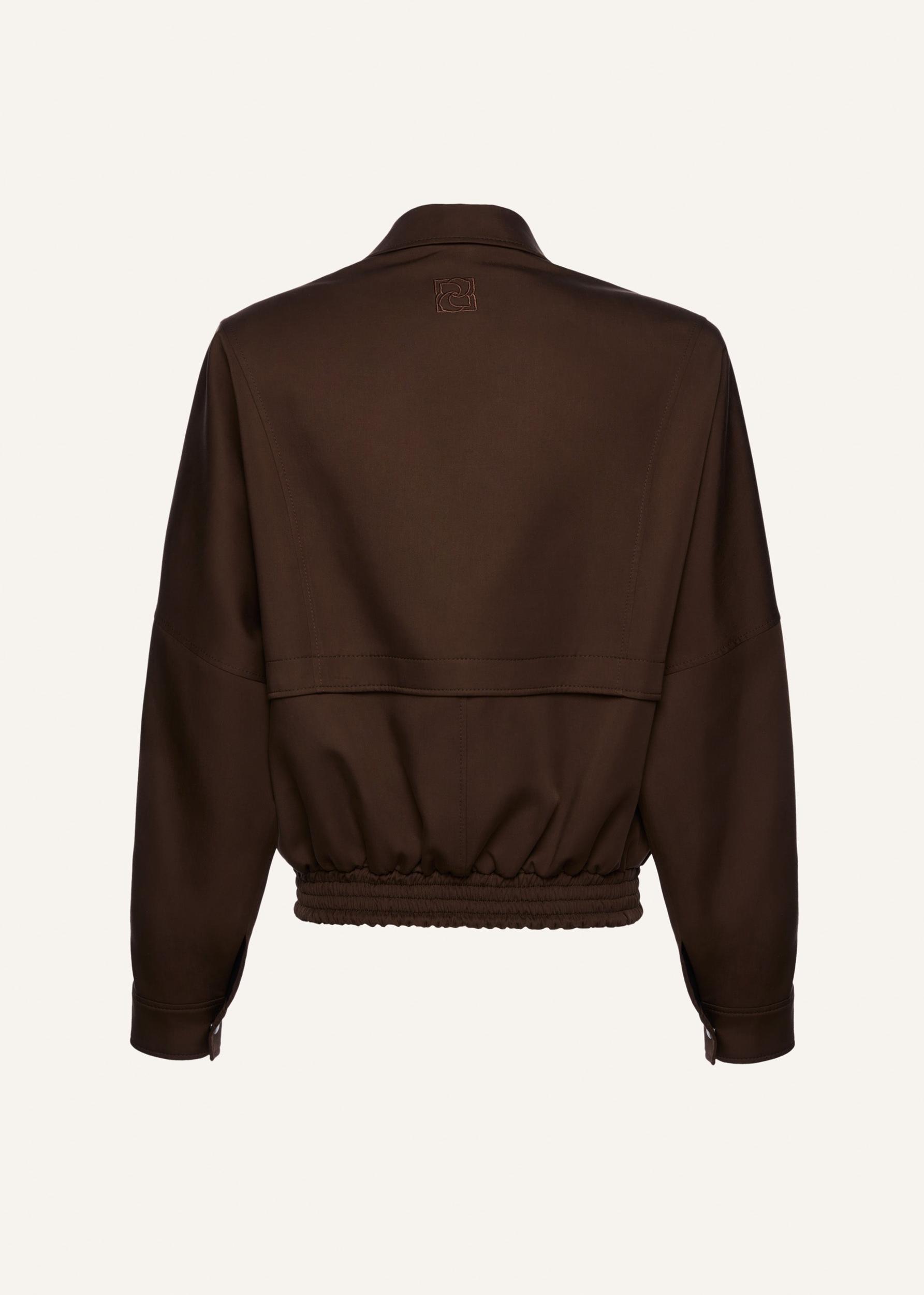 Vintage bomber jacket in brown Product Image