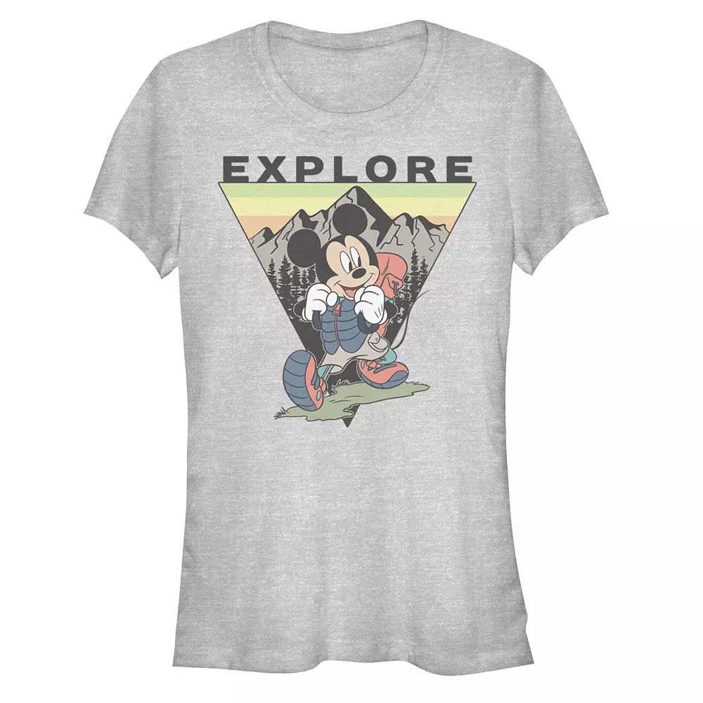 Disney Women's Mickey Explore Portrait Tee, Girl's,  Product Image