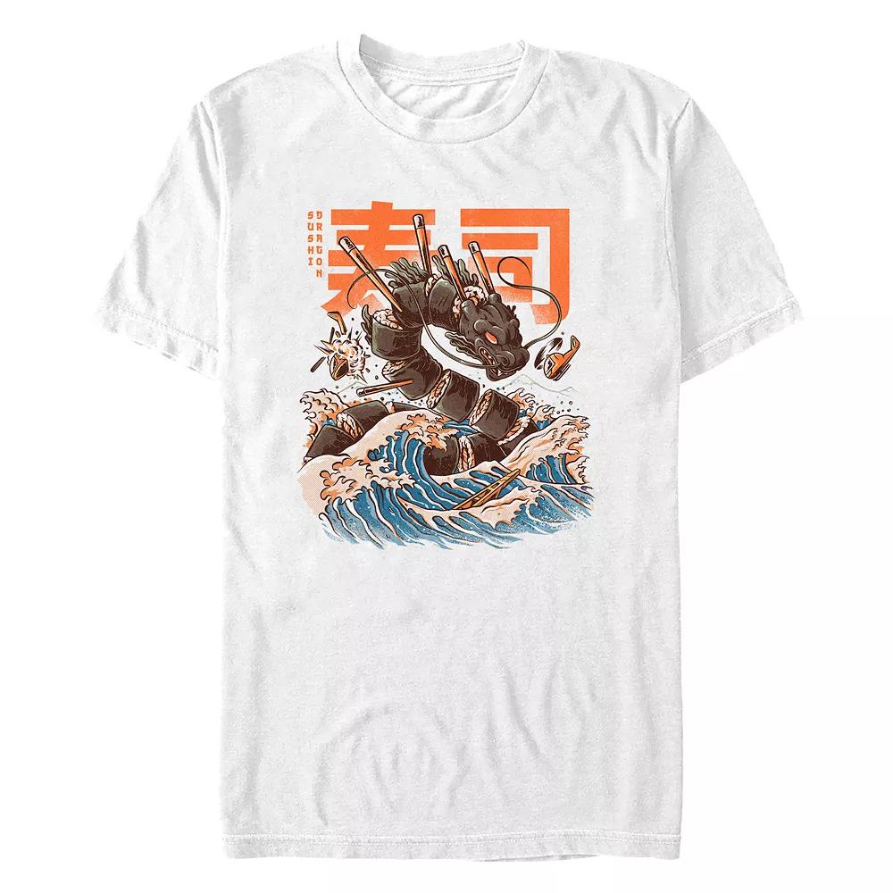 Big & Tall Great Sushi Dragon Graphic Tee, Men's,  Product Image