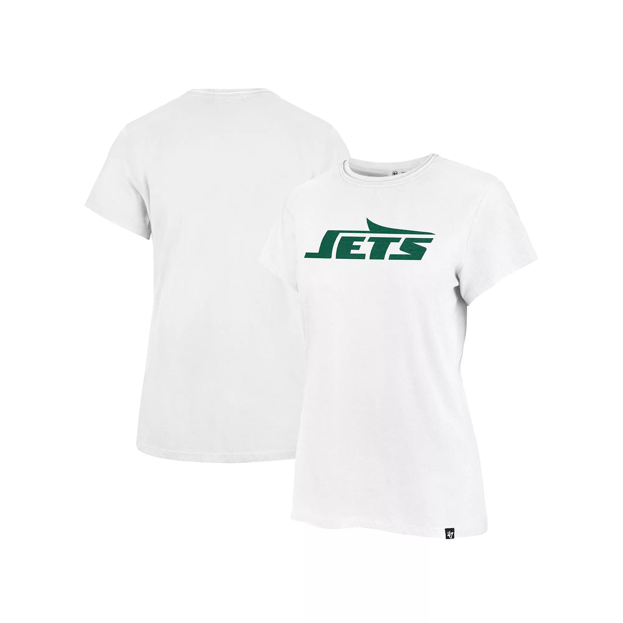 Women's '47 White New York Jets Premier Frankie T-Shirt,  Product Image