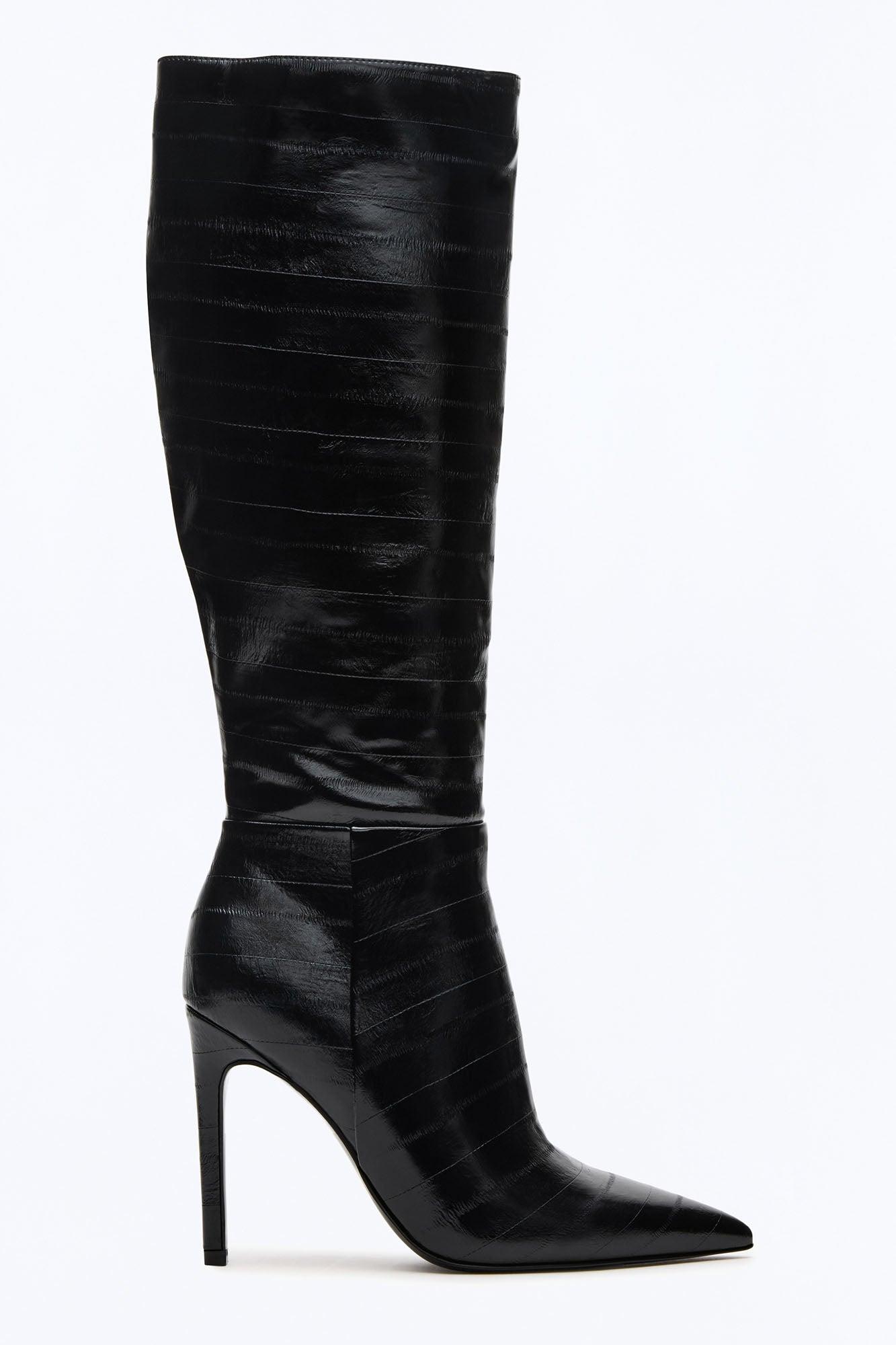 Steve Madden Nitro Eel Boots - Black Female Product Image