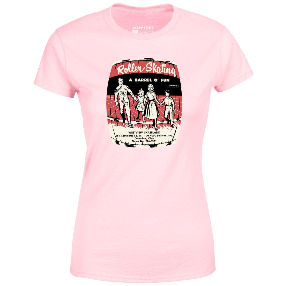 Westview Skateland - Columbus, OH - Vintage Roller Rink - Women's T-Shirt Female Product Image