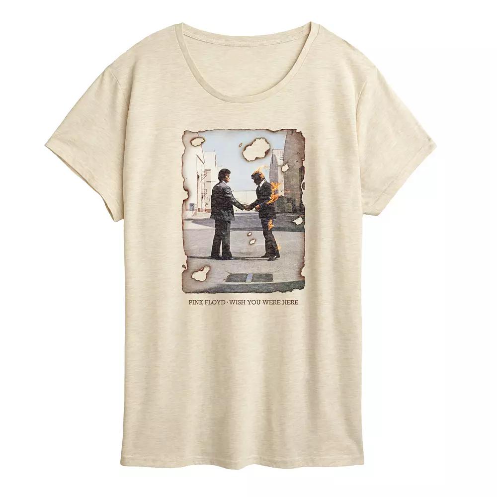 Women's Pink Floyd Wish You Were Here Burnt Graphic Tee,  Product Image