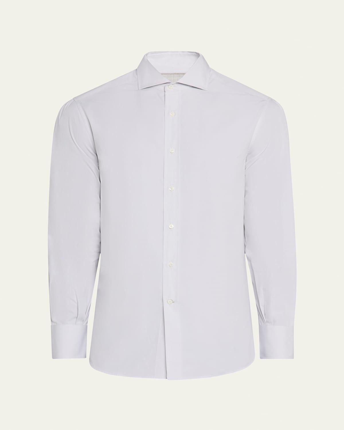 Men's Cotton Canvas Dress Shirt Product Image