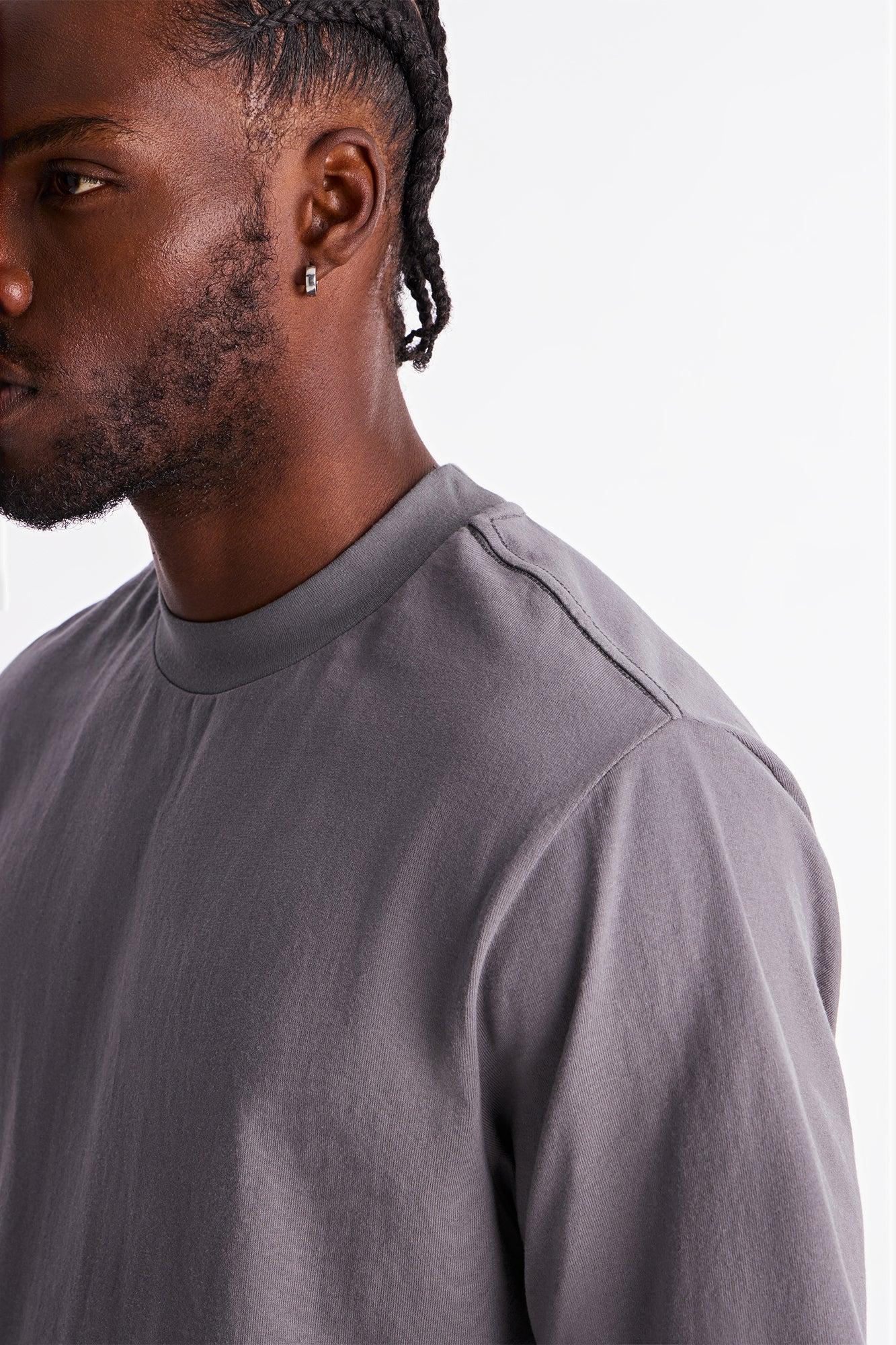 Oversized Heavyweight Tee 240GSM - Charcoal Product Image