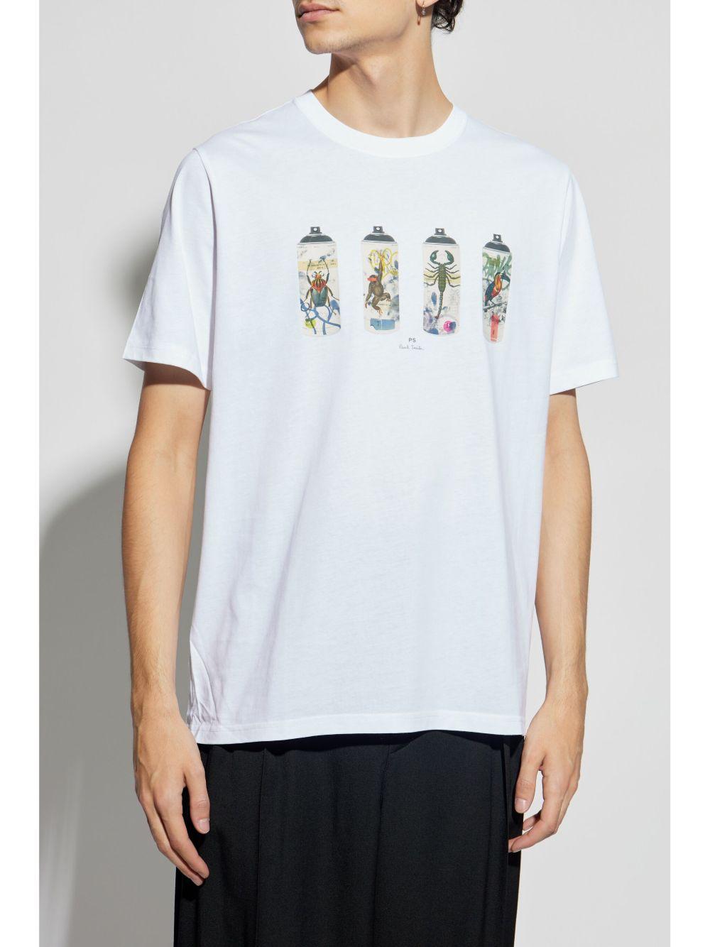 Spray Cans-print T-shirt  Product Image