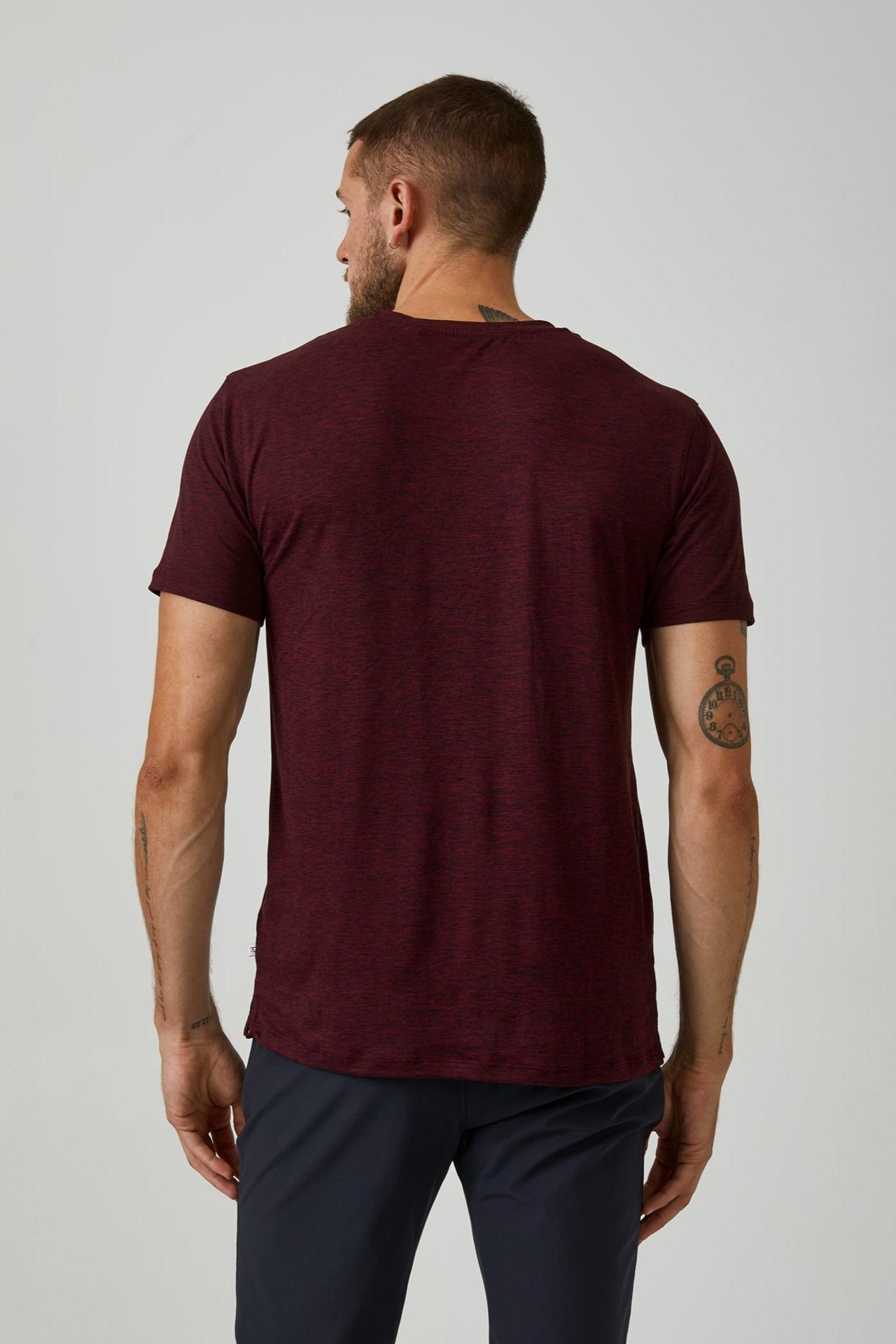 Core Crew Neck Tee - Crimson Product Image