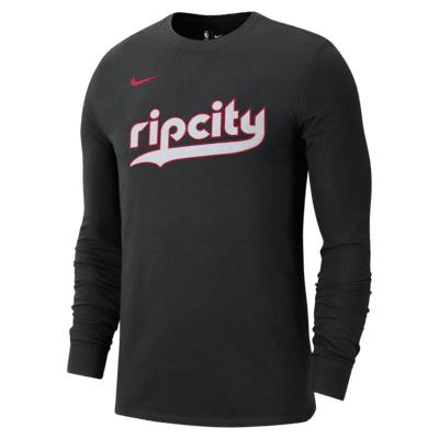 Portland Trail Blazers Essential City Edition Men's Nike NBA Long-Sleeve T-Shirt Product Image
