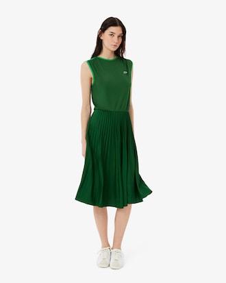 Women's Sleeveless Pleated Dress Product Image
