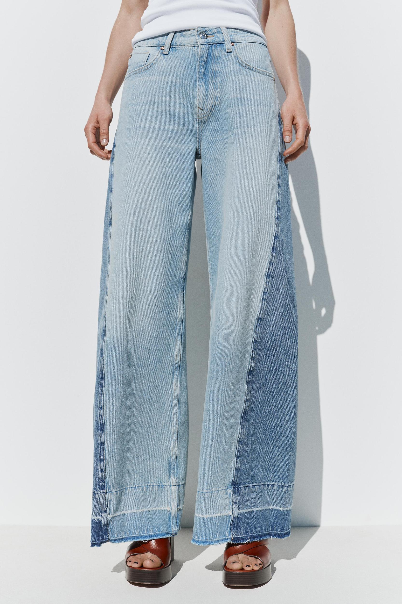 Z1975 WIDE LEG HIGH-WAIST COMBINED JEANS Product Image