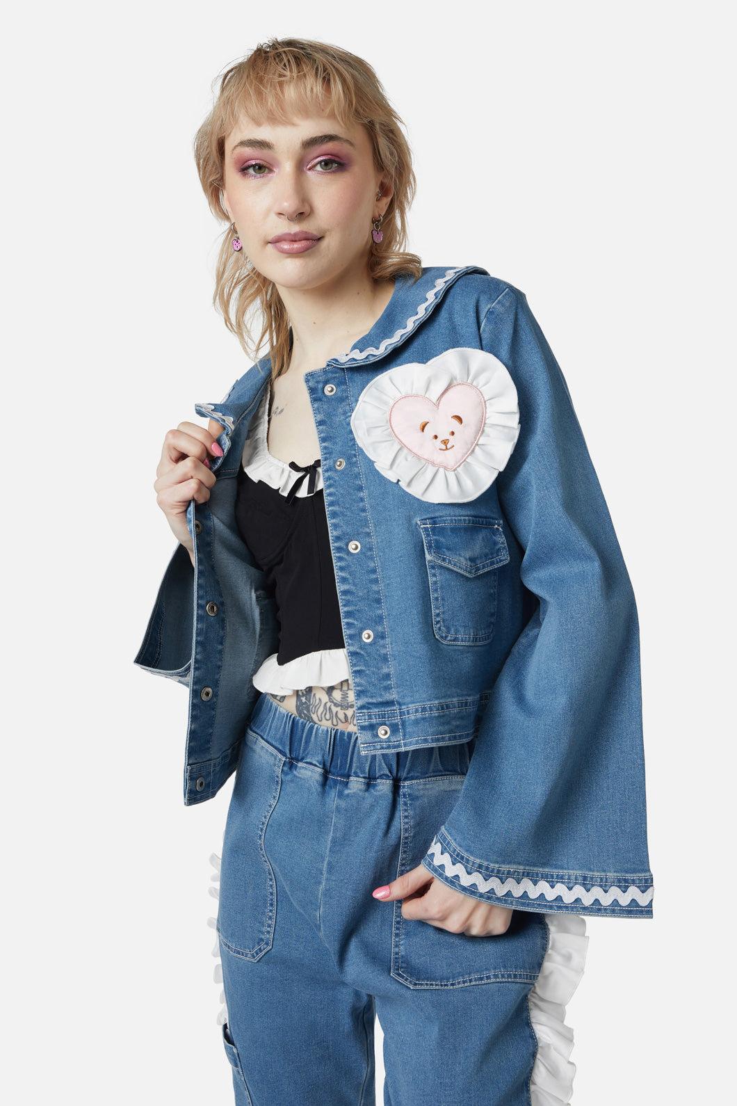 Sailor Teddy Denim Jacket Product Image