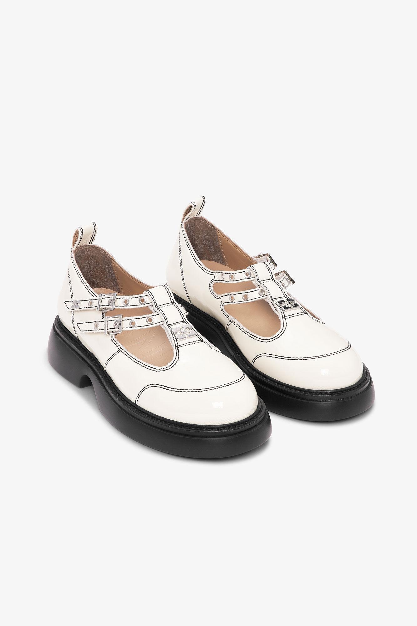 Ivory Mary Jane Shoes Product Image