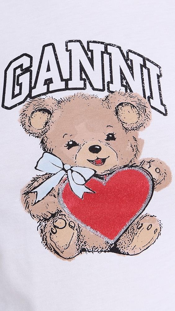 GANNI Basic Jersey Bear Small T-Shirt | Shopbop Product Image