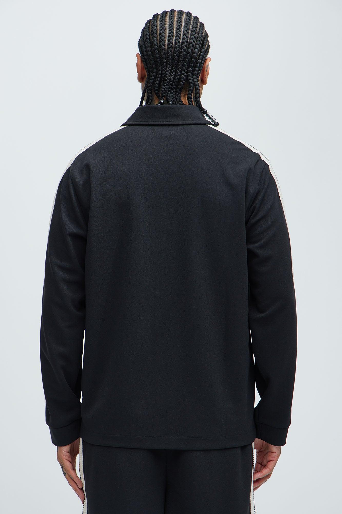 Dennis Pocket Knit Shirt - Black Product Image