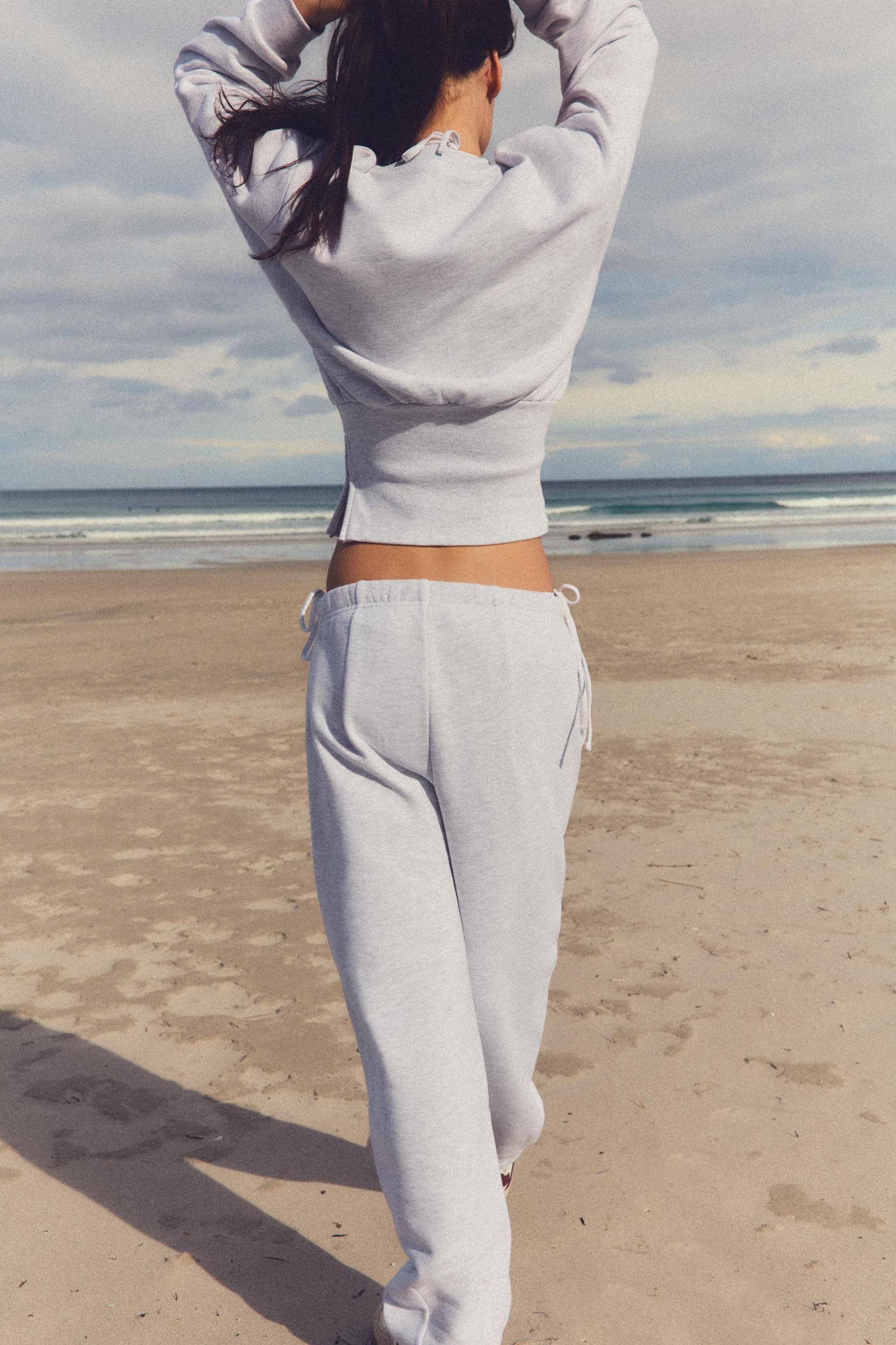 TEXT DETAIL PLUSH PANTS Product Image