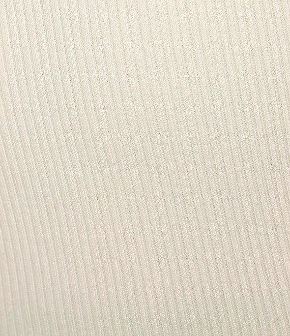 Alex Marie Whitney Ribbed Knit Folded Off-the-Shoulder Long Sleeve Sweater Product Image