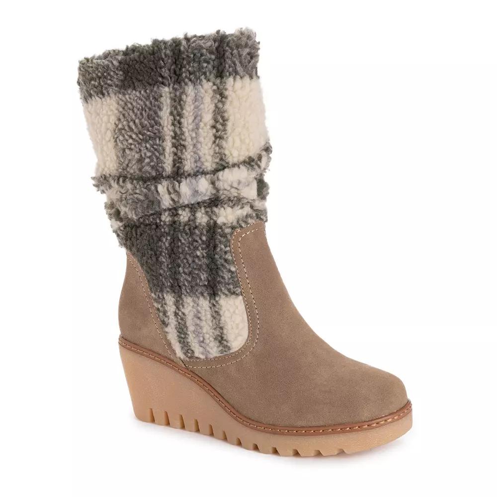 MUK LUKS Vermont Stowe Women's Wedge Boots,  Product Image