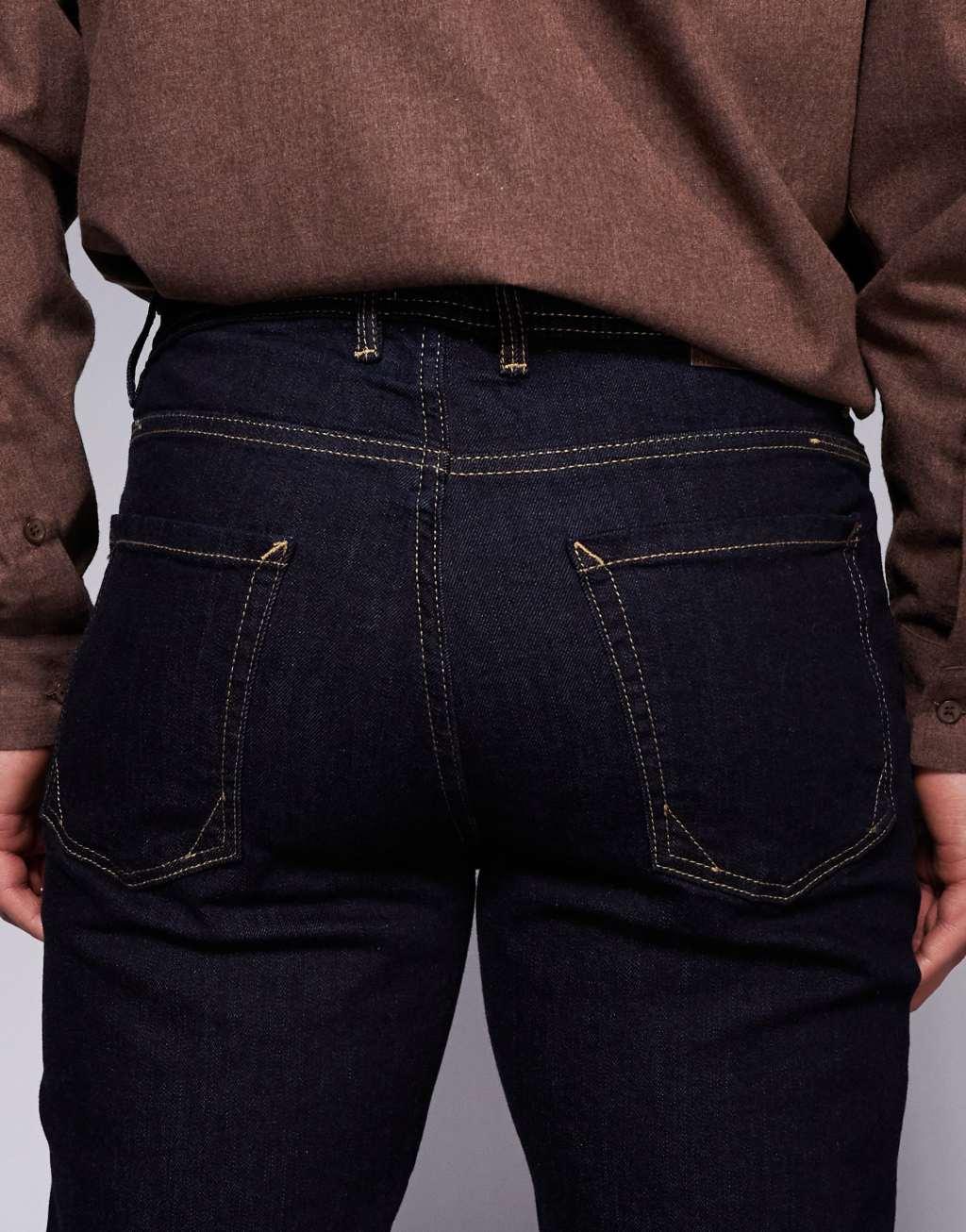 River Island skinny fit jeans in indigo wash Product Image