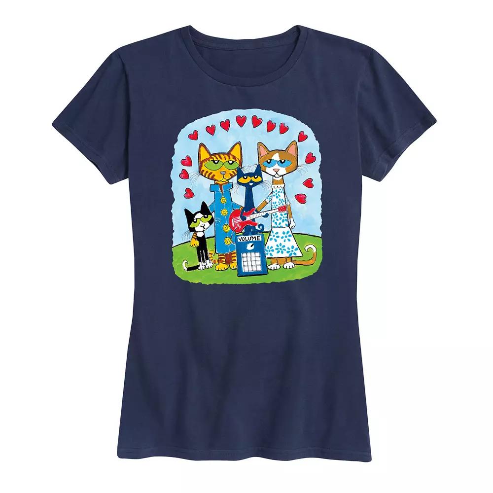 Women's Pete The Cat Family Graphic Tee,  Product Image