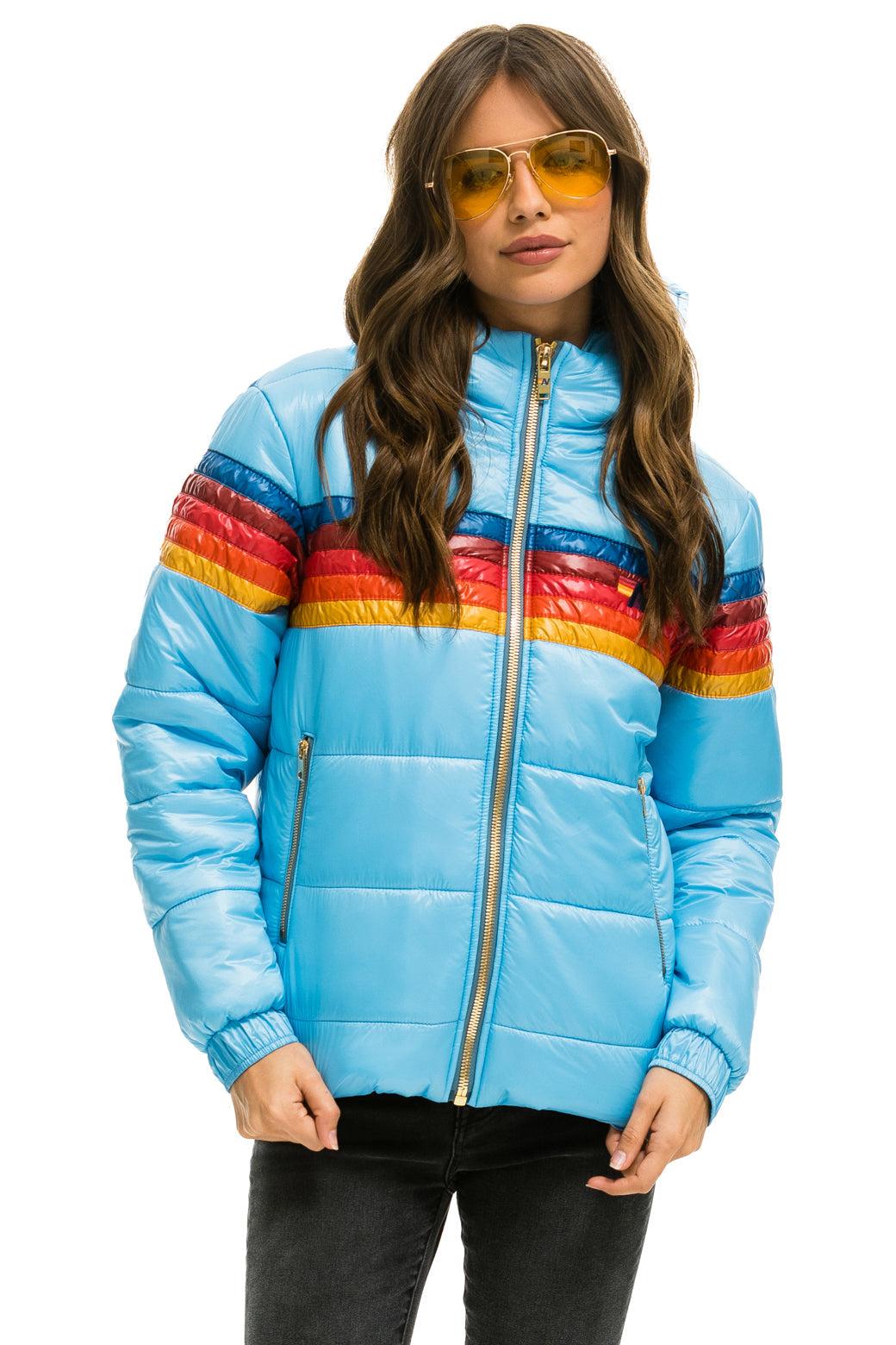 5 STRIPE TREKKER JACKET - GLOSSY SKY Female Product Image