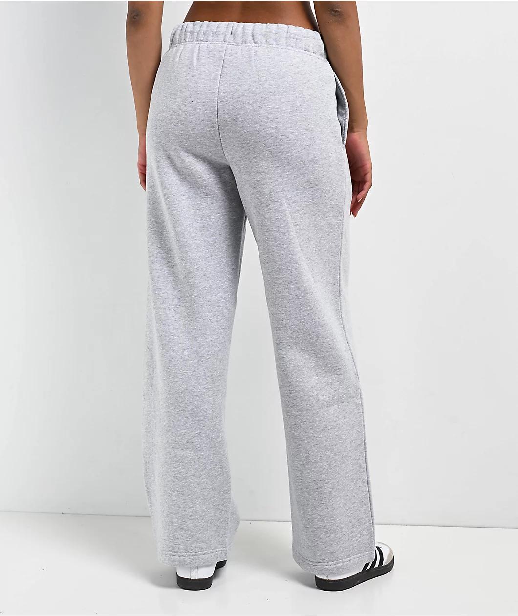 Ninth Hall Fundamentals Milla Heather Grey Relaxed Sweatpants Product Image