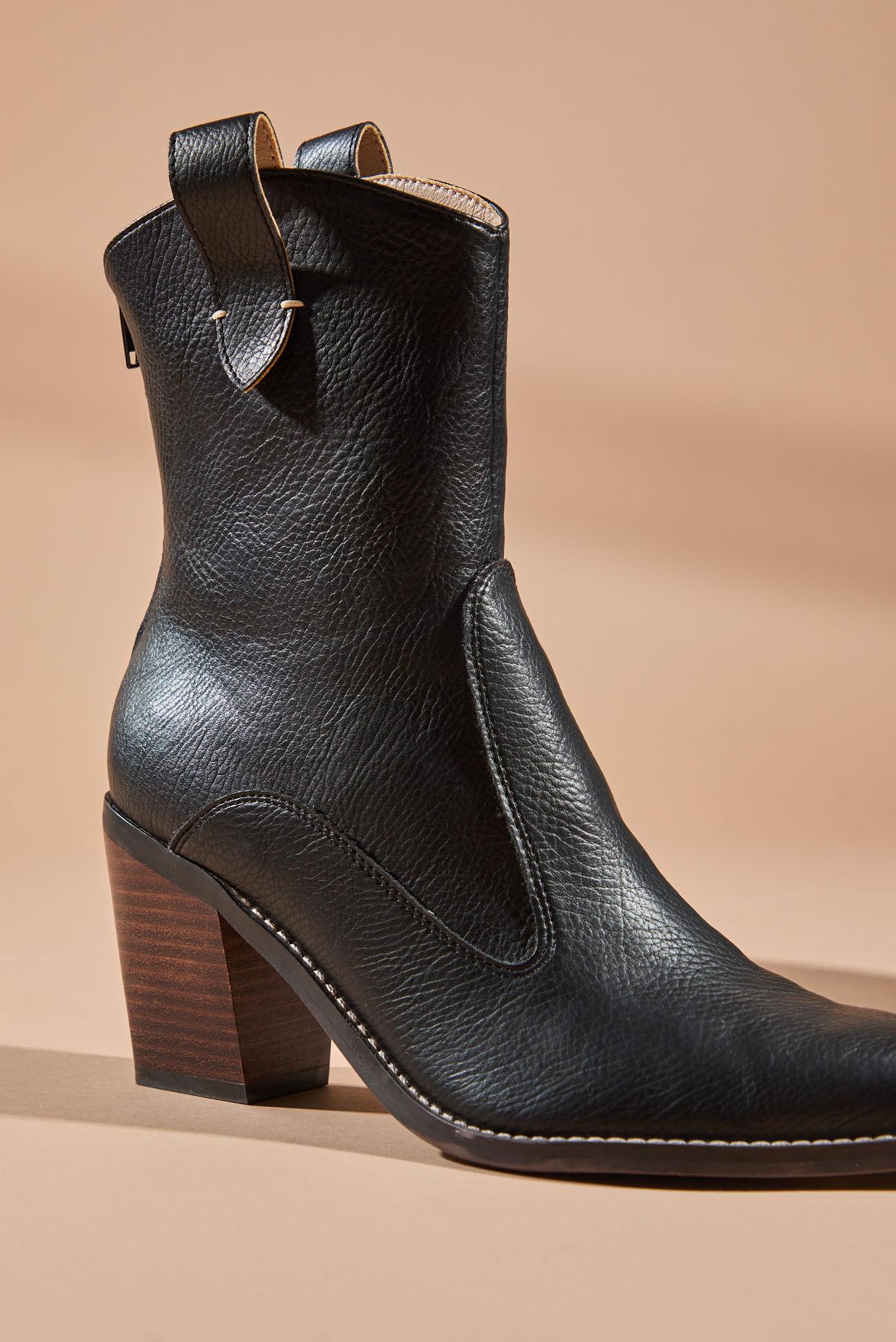 Tara Ankle Western Booties Product Image