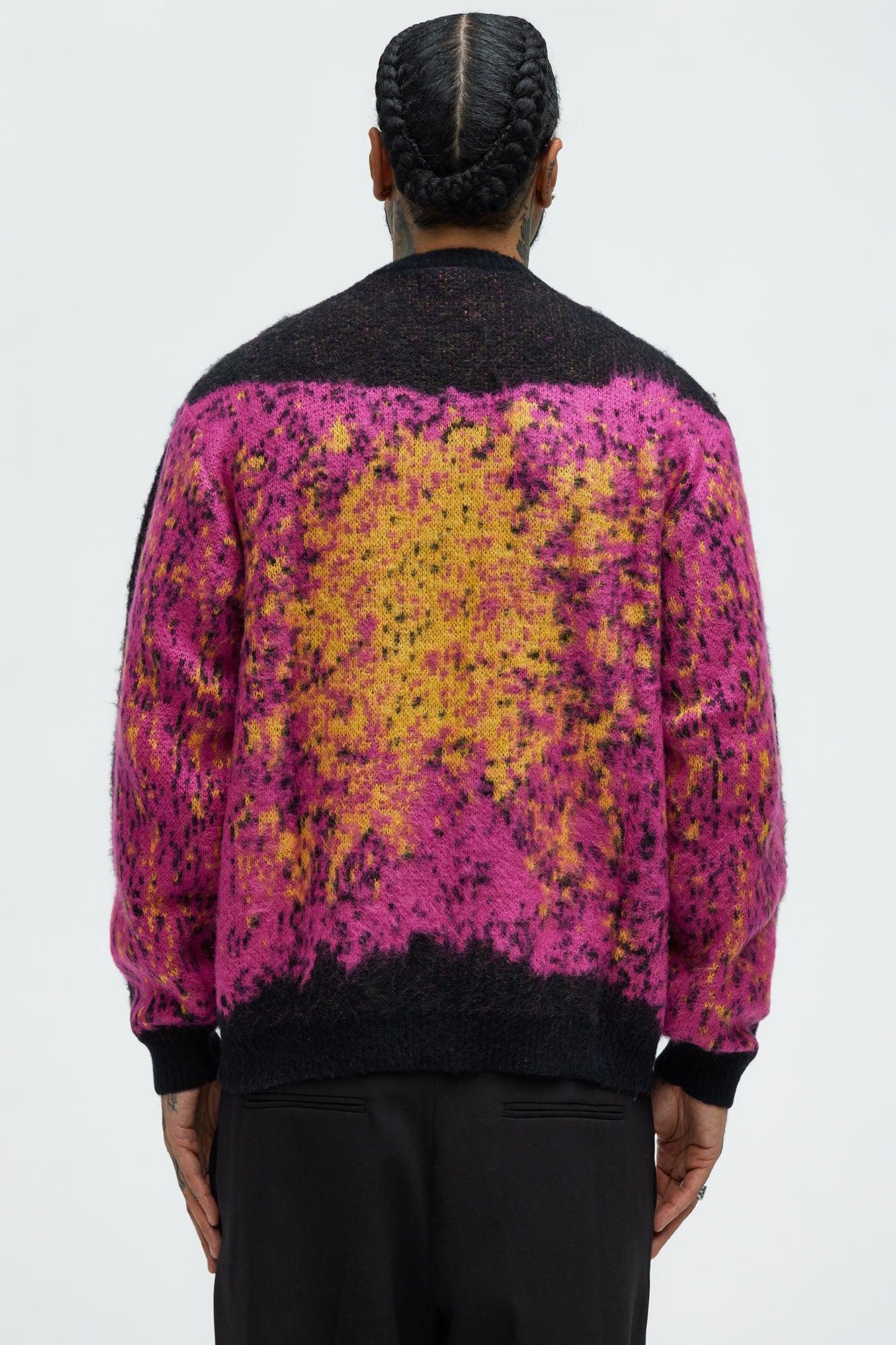 Held Inside Crewneck Sweater - Multi Color Product Image