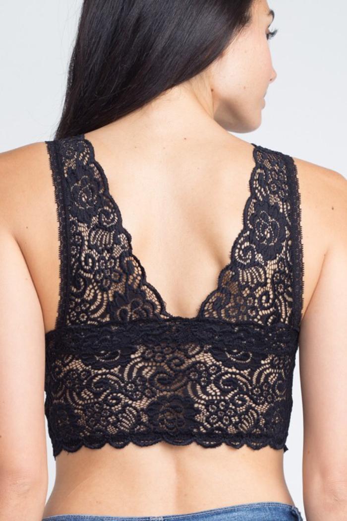 Padded Lace Bralette Product Image