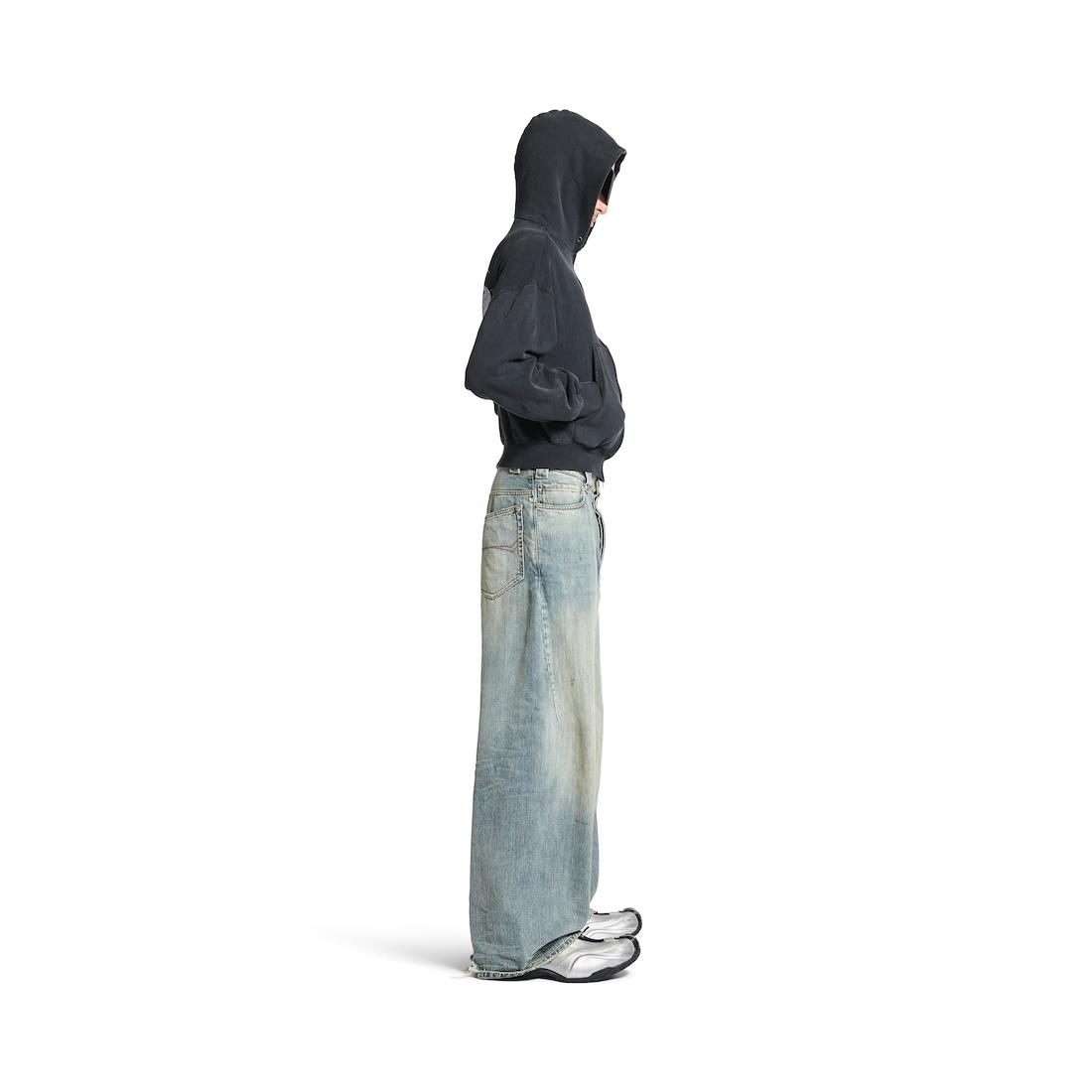 Men's Baggy Pants in Stained Product Image