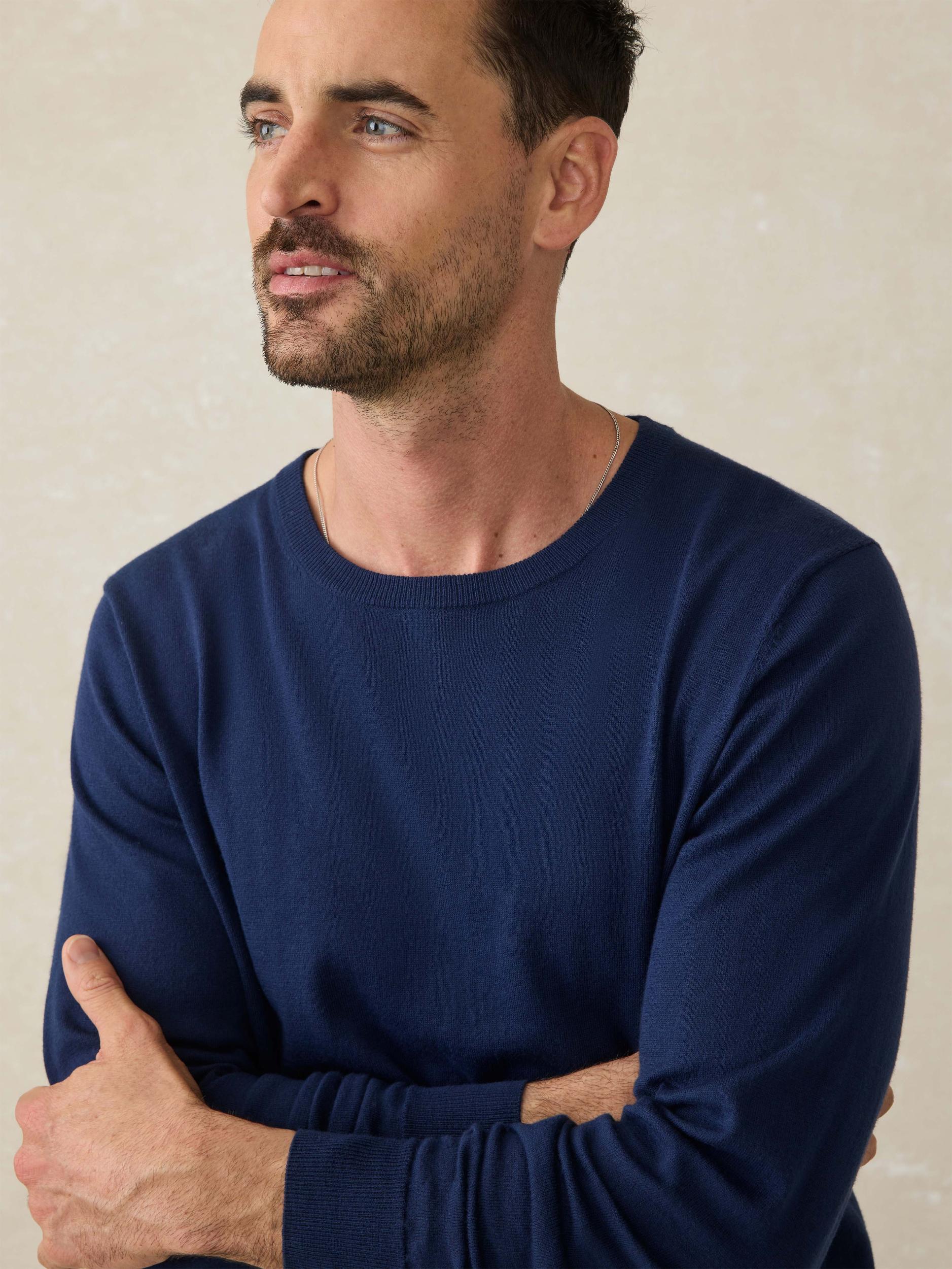 Movement™ Crewneck Sweater - Marine Navy Heather Male Product Image