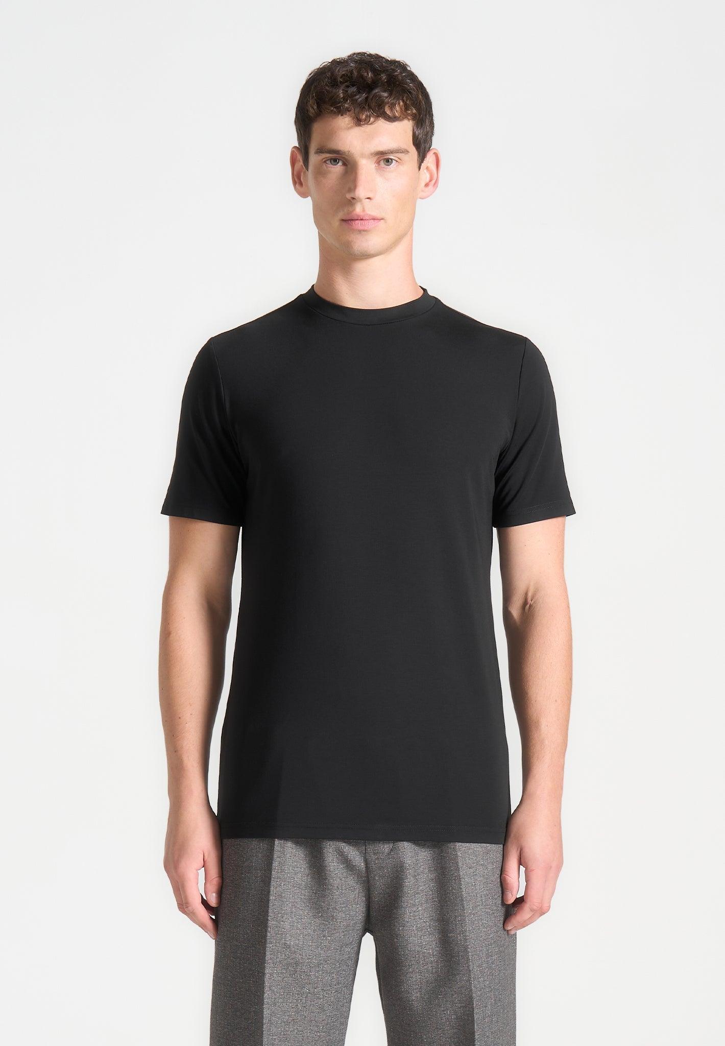 Slim Fit Luxe T-Shirt 3 Pack - Black Male Product Image