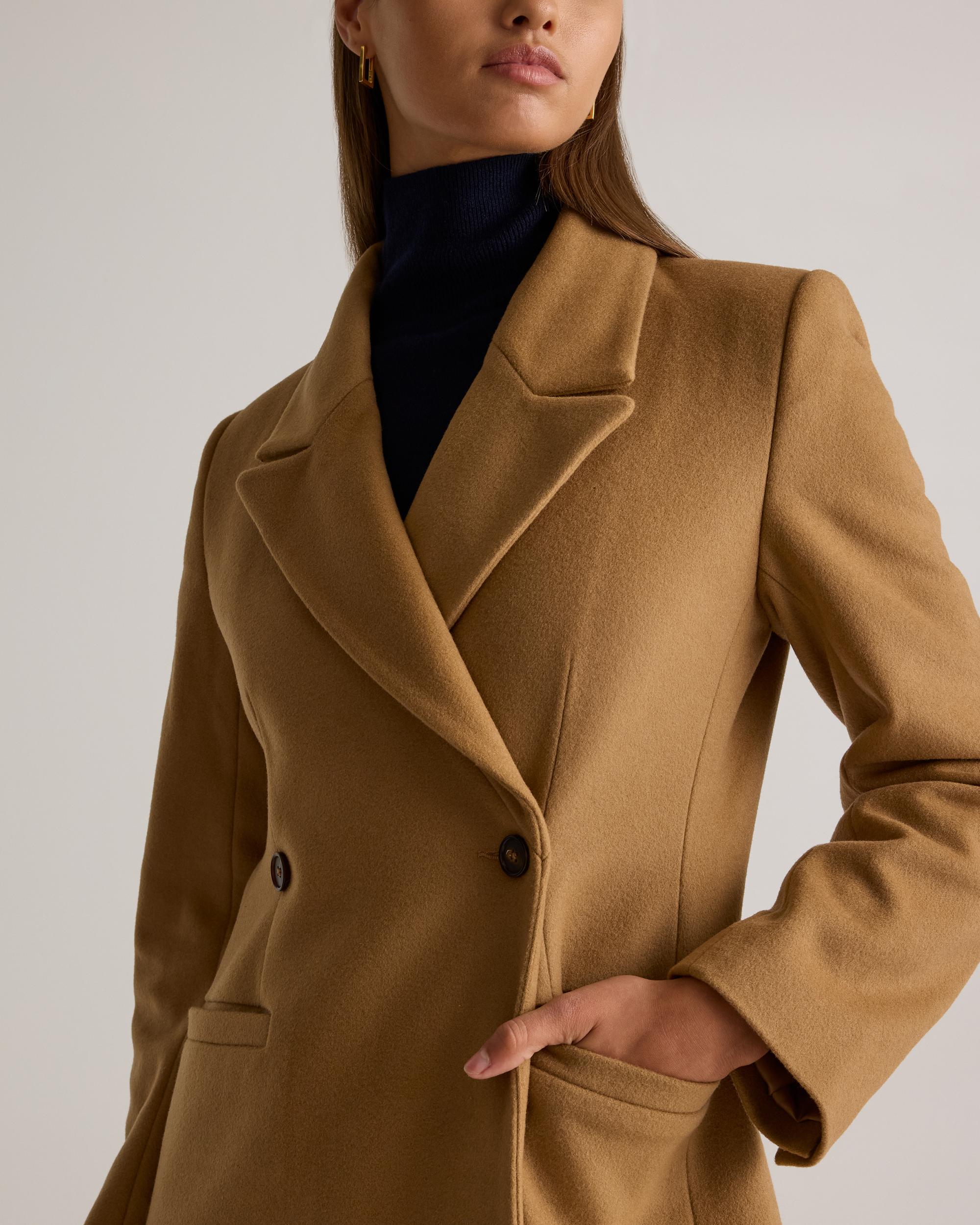 Quince | Women's Italian Wool Tailored Coat Size XL, Wool/Nylon Product Image