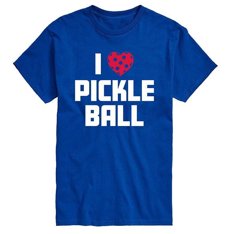 Big & Tall I Love Pickleball Tee, Men's,  Product Image