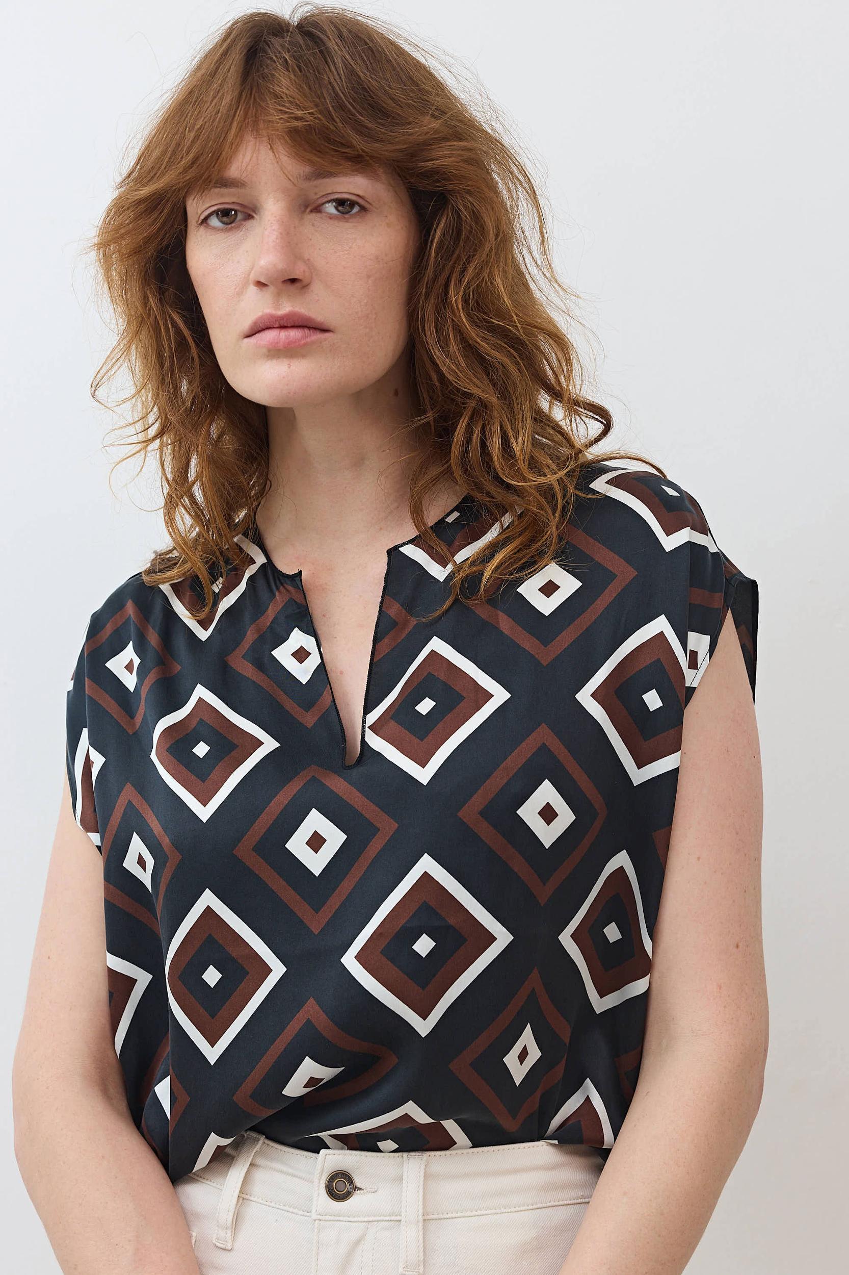 The All Day Washable Silk Top Product Image
