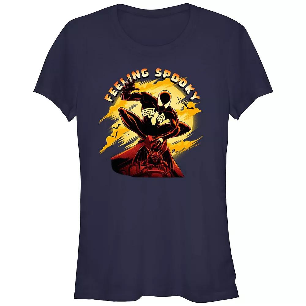 Juniors' Marvel Spider-Man Vemon Feeling Spooky Fitted Graphic Tee, Girl's,  Product Image