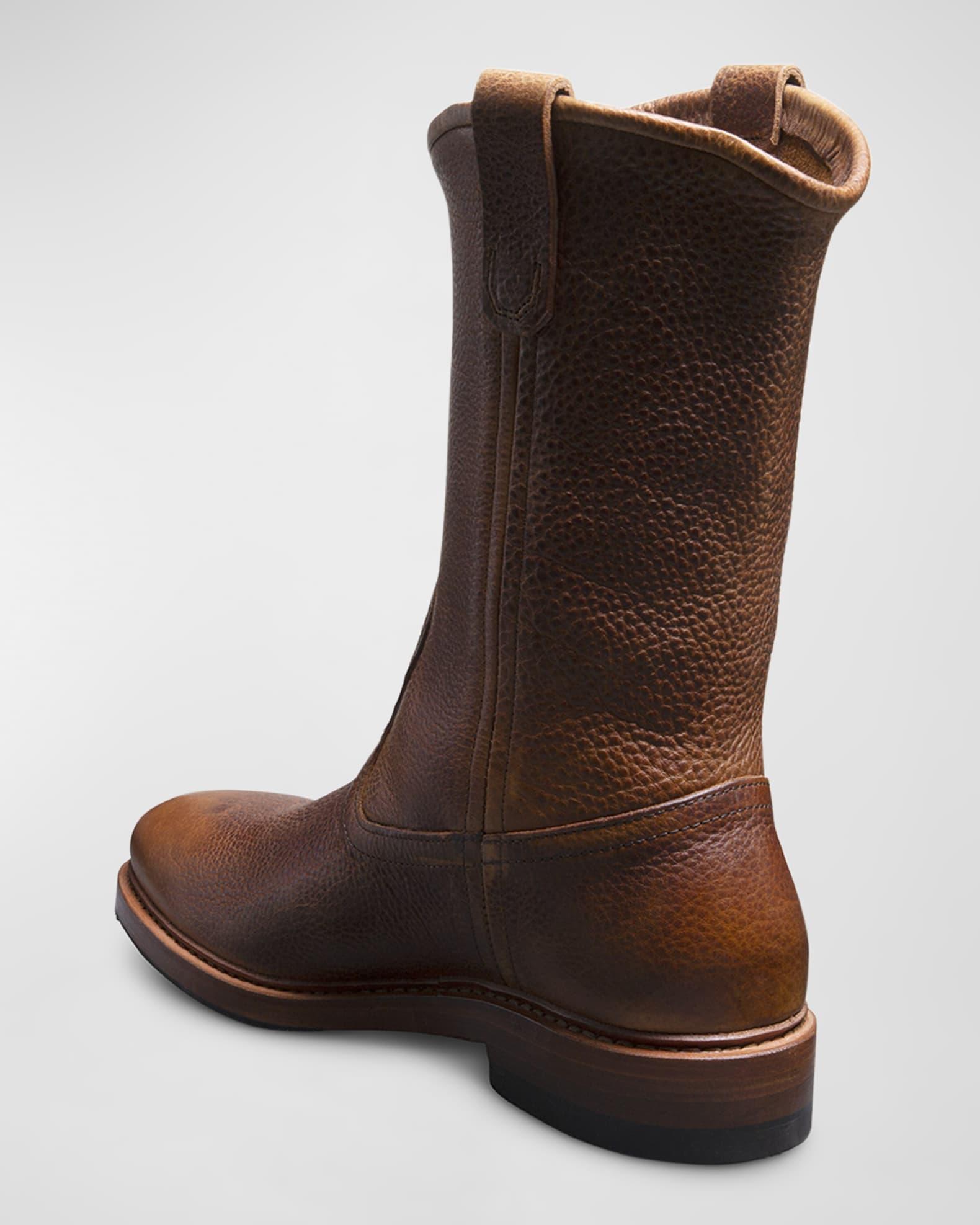 Men's Dallas Leather Western Roper Boots Product Image