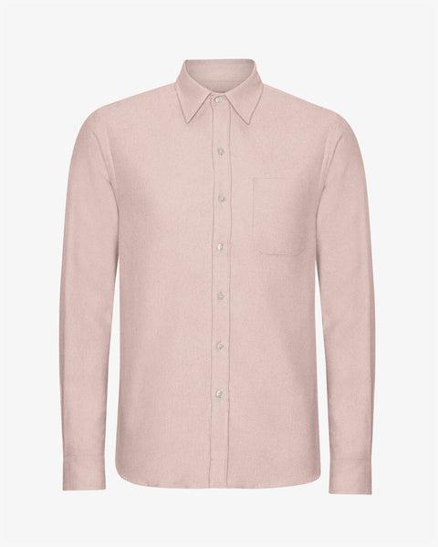 Organic Flannel Shirt - Faded Pink Product Image