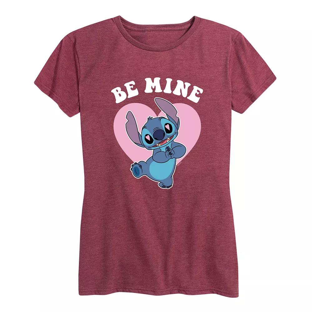 Disney's Lilo & Stitch Women's Be Mine Graphic Tee,  Product Image