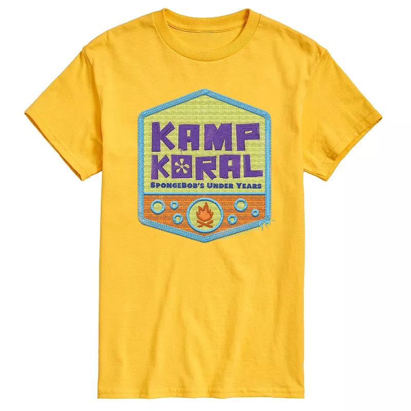 Men's SpongeBob SquarePant Kamp Koral Logo Graphic Tee,  Product Image