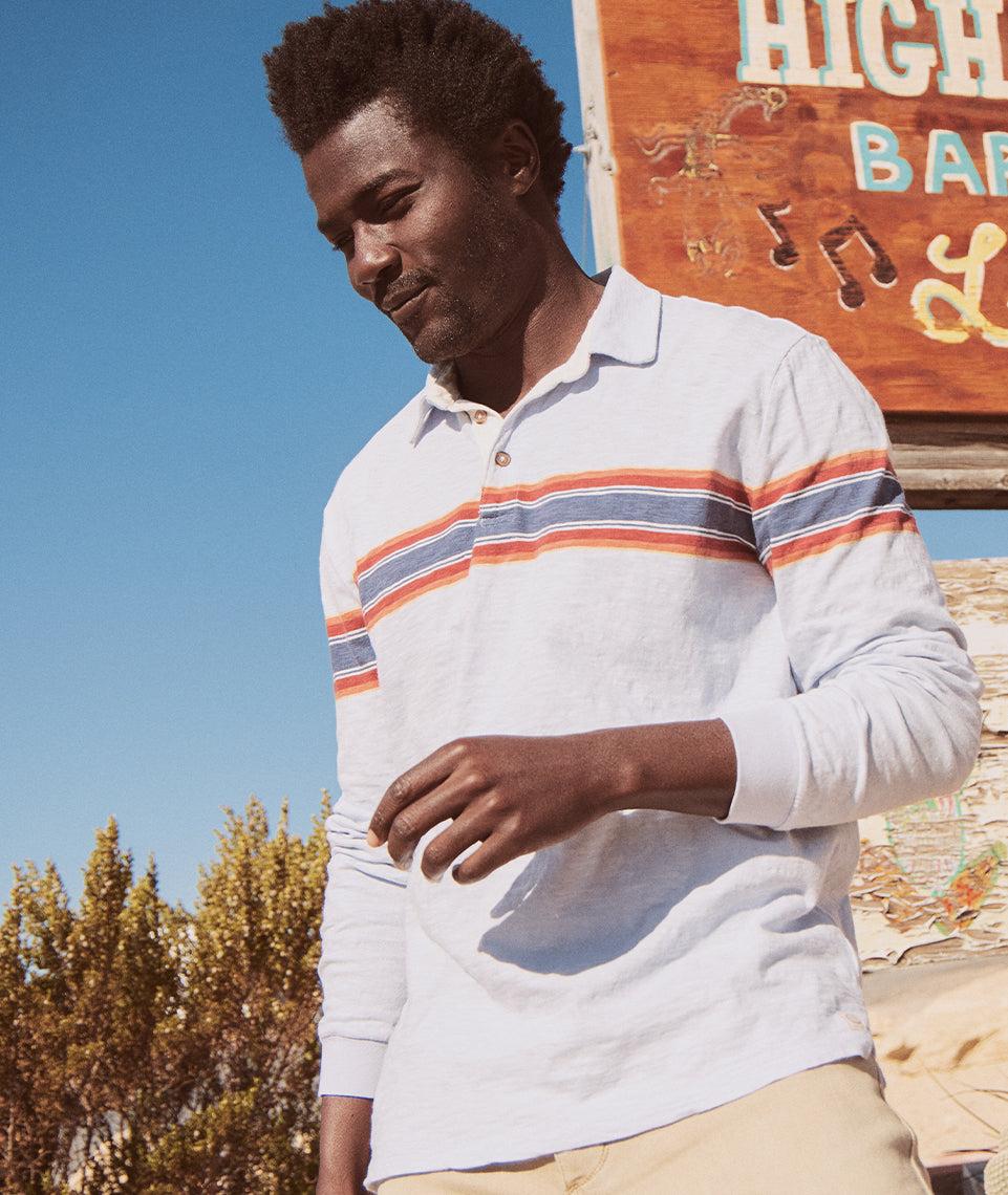 Vintage Heavy Slub Rugby Polo Product Image