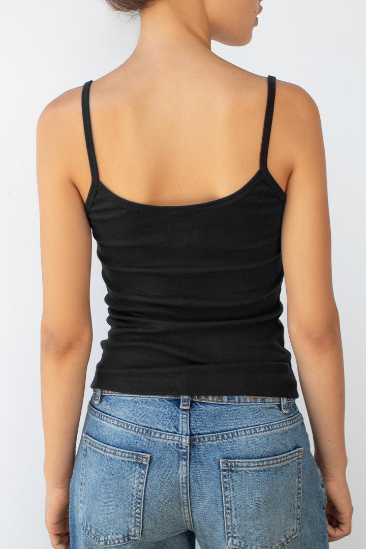 Sequin scoop neck top Product Image