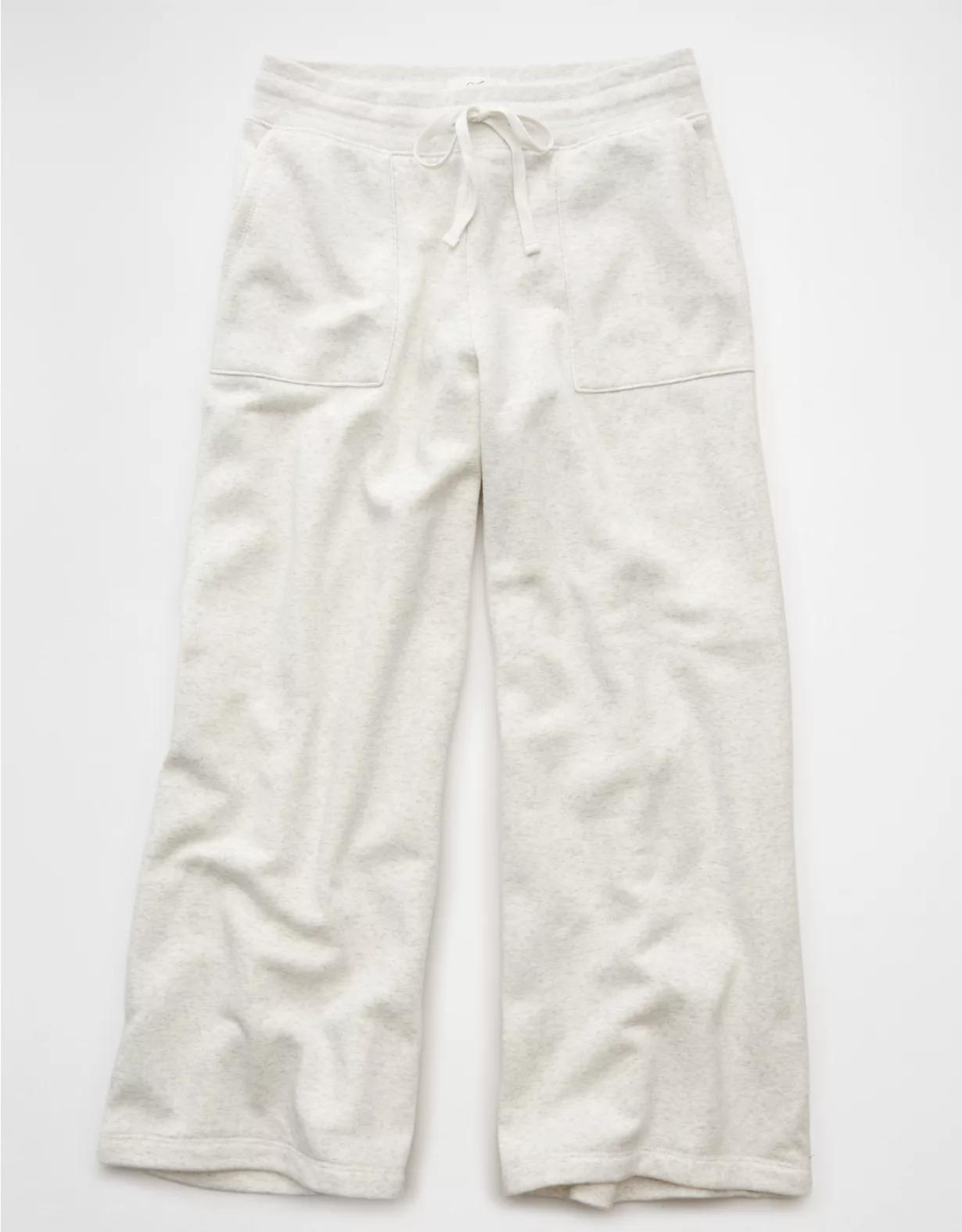 AE Everyday Luxe Wide-Leg Sweatpant Product Image