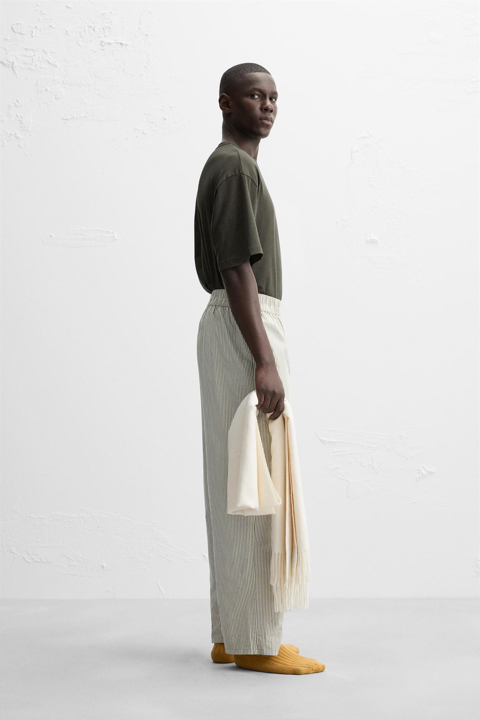 CONTRASTING PAJAMA SET Product Image