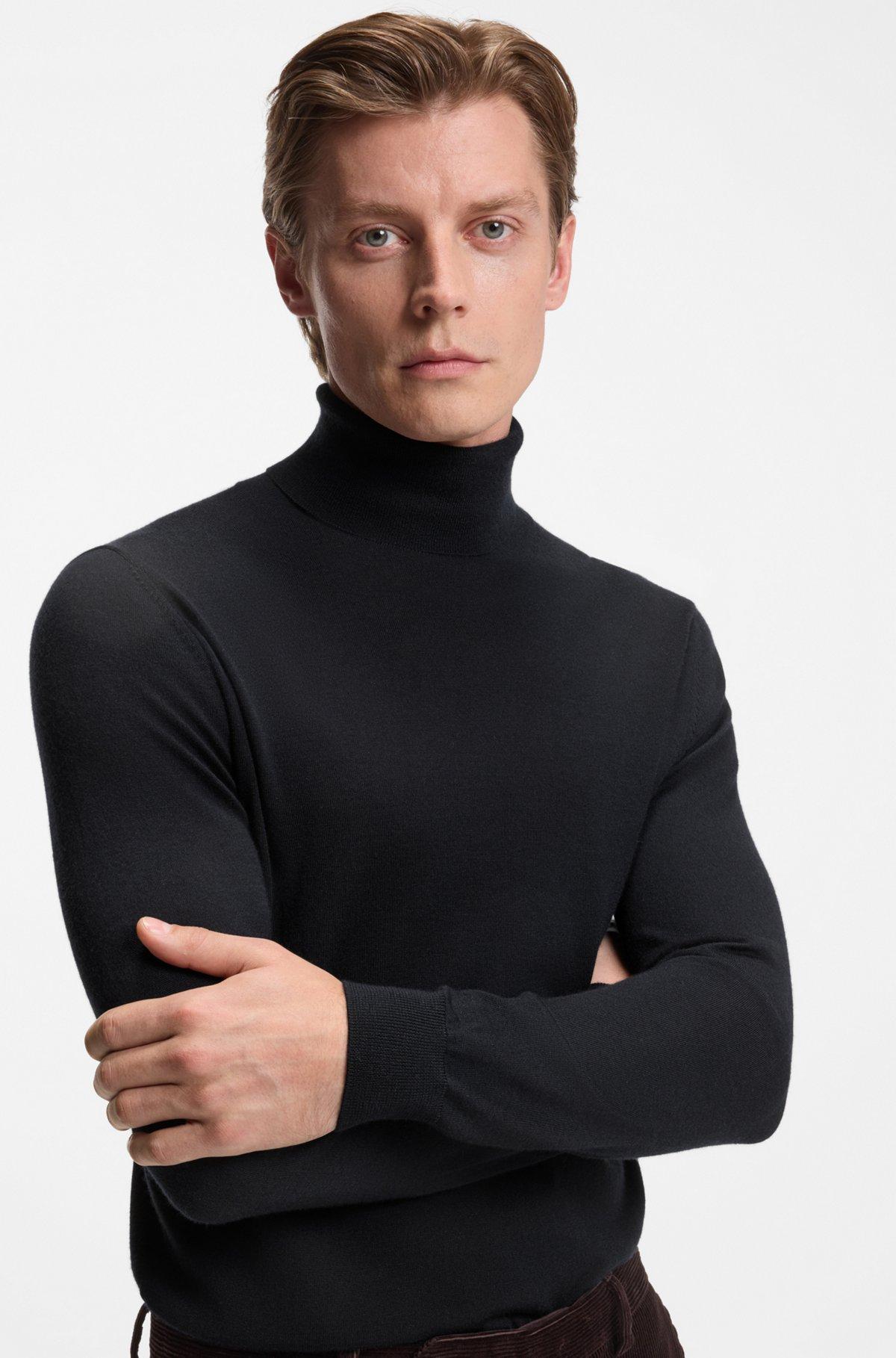 BECKHAM x BOSS rollneck sweater in cashmere Product Image