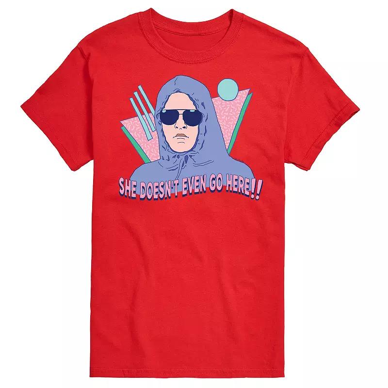 Men's Mean Girls She Doesn't Even Go Here Graphic Tee,  Product Image