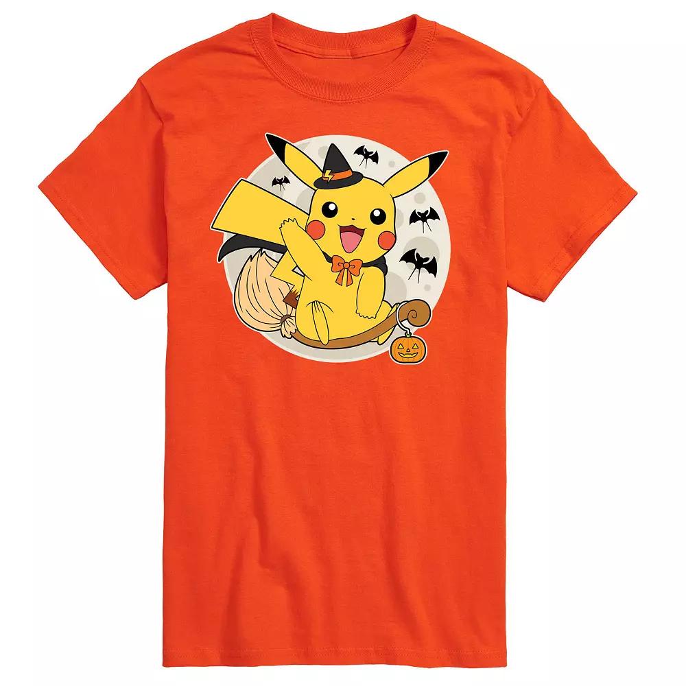 Men's Pokemon Pikachu Moon Witch Graphic Tee,  Product Image